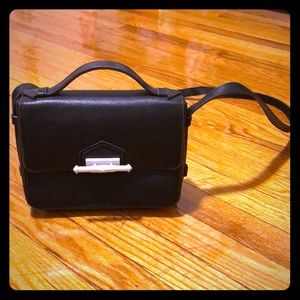 Aimee Kestenberg black leather crossbody bag
